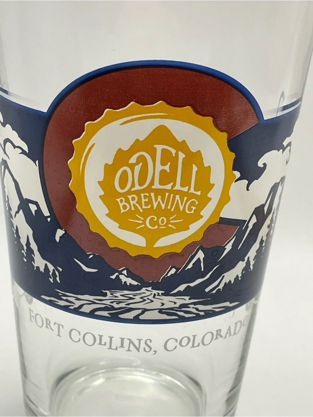 Odell Brewing Company Pint Beer Glass Fort Collins, Colorado